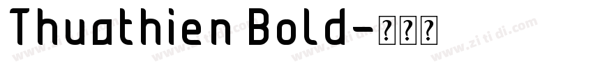 Thuathien Bold字体转换